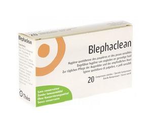 Théa-Blephaclean 20 Compresses Stériles Pour L'Hygiène des Paupières