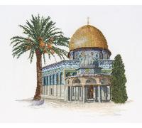 Thea Gouverneur "Dome of the Rock Aida" set de point de croix, 29x25cm