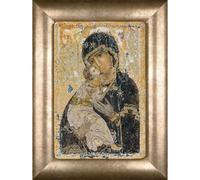 Théa Gouverneur Kit au point de croix compté "Notre-Dame de Vladimir Aïda", 22x34cm