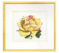 Théa Gouverneur Kit au point de croix compté "Rose B Aïda", 17x15cm