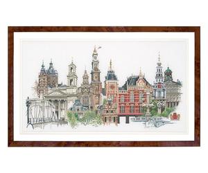 Thea Gouverneur - Kit de point de croix compté - Amsterdam - Lin - 36 Compter - Pour adultes - 450
