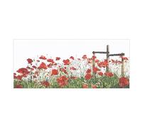Thea Gouverneur - Kit de point de croix compté - Coquelicots - Aida - 18 Compter - Pour adultes - 546A