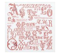 Thea Gouverneur - Kit de point de croix compté - Échantillonneur de Personnage Antique - Lin - 36 Compter - Pour adultes - 2093