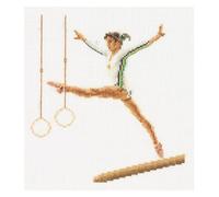 Thea Gouverneur - Kit de point de croix compté - Gymnastique - Aida - 18 Compter - Pour adultes - 3038A