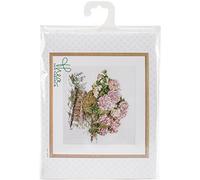 Thea Gouverneur - Kit de point de croix compté - Hortensia Rose - Aida - 16 Compter - Pour adultes - 2047A