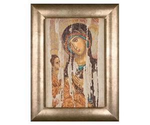 Thea Gouverneur - Kit de point de croix compté - Icône Mère de Dieu - Aida - 18 Compter - Pour adultes - 475A