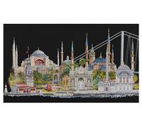 Thea Gouverneur - Kit de point de croix compté - Istanbul - Aida Noir - 18 Compter - Pour adultes - 479.05