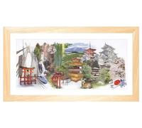 Thea Gouverneur - Kit de point de croix compté - Japon - Aida - 18 Compter - Pour adultes - 548A