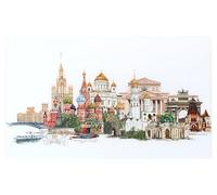 Thea Gouverneur - Kit de point de croix compté - Moscou. Russie - Aida - 18 Compter - Pour adultes - 510A