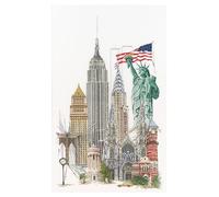 Thea Gouverneur - Kit de point de croix compté - New York - Lin - 36 Compter - Pour adultes - 471