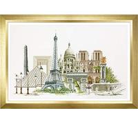 Thea Gouverneur - Kit de point de croix compté - Paris - Lin - 36 Compter - Pour adultes - 472