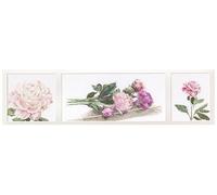 Thea Gouverneur - Kit de point de croix compté - Pivoines - Aida - 18 Compter - Pour adultes - 433A