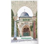 Thea Gouverneur kit de point de croix 'Mosquée Al-Aqsa Aida', 19x29cm