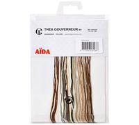Thea Gouverneur Kit de point de croix Multicolore 13 x 13 cm