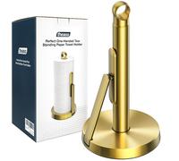 theaoo Porte-Serviettes en Papier Robuste en Acier Inoxydable avec Bras de Tension - Facile à déchirer d'une Seule Main - Distributeur Moderne pour comptoir de Cuisine - Peut contenir Tous Les