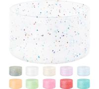 Theaque Bottes de protection en silicone à paillettes, compatibles avec les gobelets Stanley de 591 à 1200 ml et les bouteilles d'eau Hydro Flask de 340 à 710 ml et plus de bouteilles/gobelets avec