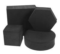 Theaque Lot de 4 cubes géométriques en mousse pour photographie de bijoux et cosmétiques