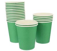 Theaque Lot de 50 gobelets en papier portables pour fête de la Saint-Patrick