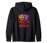 Theater is My Sport Theater Kids Drama Club Art Sweat à Capuche