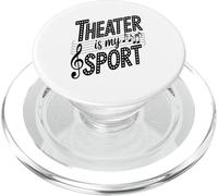 Theater is Stage Performer Theater Enthusiast PopSockets PopGrip pour MagSafe