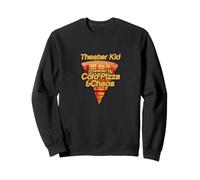 Theater Kid Powered by Cold Pizza et Chaos Plaid Sweatshirt