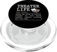 Theater Life Doing Odd Things in Public Definition Acteur PopSockets PopGrip pour MagSafe