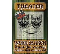 Theater word puzzle book: Perfect for stage stars, drama queens & seat fillers.