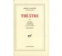 Armand Salacrou – Théâtre Tome 2 – Gallimard – Livre