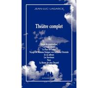 Théâtre complet 1 Tome 1 - Jean-Luc Lagarce - Solitaires Intempestifs - broché - Théâtre