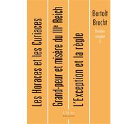 Théâtre complet T3 Brecht - Bertolt Brecht - Arche - broché - Théâtre