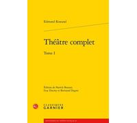Théâtre complet (Tome I)