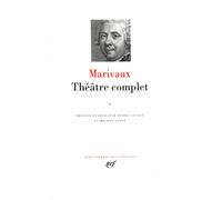 Théâtre complet Tome 1 La double incosntance La fausse suivante Le jeu de l'amour et du hasard - Pierre de Marivaux - Gallimard - relié - Théâtre