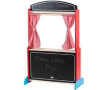 Théâtre de marionnettes en bois