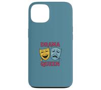 Théâtre Drama Masques Comédie et Tragédie Drame Queen Coque pour iPhone 13