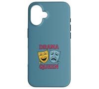 Théâtre Drama Masques Comédie et Tragédie Drame Queen Coque pour iPhone 16