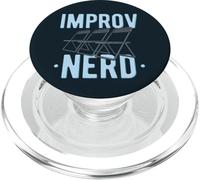 Théâtre Drame Improv Nerd Citation Répétition Audition Acteur PopSockets PopGrip pour MagSafe