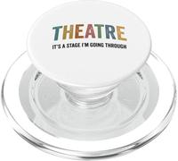 Théâtre drôle C'est Une scène Que Je Passe par Une pièce de théâtre PopSockets PopGrip pour MagSafe
