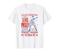 Théâtre Elvis Presley en Floride T-Shirt, Homme, Blanc, 5XL