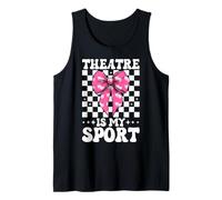 Theatre is My Sport Drama Theater Masque Acteur Théâtre Fille Débardeur