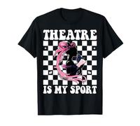 Theatre is My Sport Masque de théâtre Drame Comédie T-Shirt