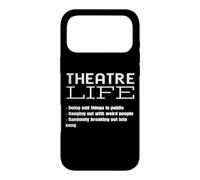 Theatre Life Drôle Théâtre Acteur Actrice Directeur Manager Coque pour iPhone 17 Pro Max