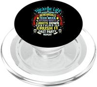 Theatre Life Nerd Acteur Musique Théâtre Auditions Répétitions PopSockets PopGrip pour MagSafe