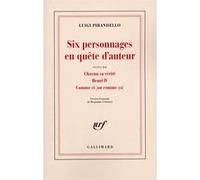 Luigi Pirandello – Théâtre, Tome 1 – Gallimard – broché