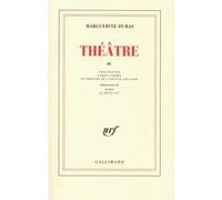Marguerite Duras – Théâtre, tome 4 – Broché – Gallimard