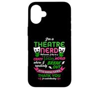 Théâtre Nerd pour Hommes, Femmes, Enfants Coque pour iPhone 16 Plus