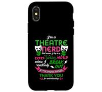 Théâtre Nerd pour Hommes, Femmes, Enfants Coque pour iPhone X/XS