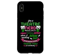 Théâtre Nerd pour Hommes, Femmes, Enfants Coque pour iPhone XS Max
