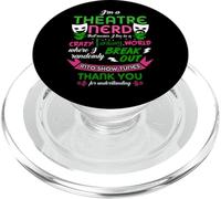Théâtre Nerd pour Hommes, Femmes, Enfants PopSockets PopGrip pour MagSafe