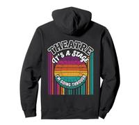 Théâtre rétro C'est Une scène Que Je Passe par Une pièce de théâtre Sweat à Capuche
