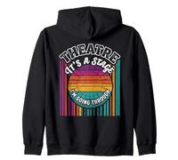 Théâtre rétro C'est Une scène Que Je Passe par Une pièce de théâtre Sweat à Capuche